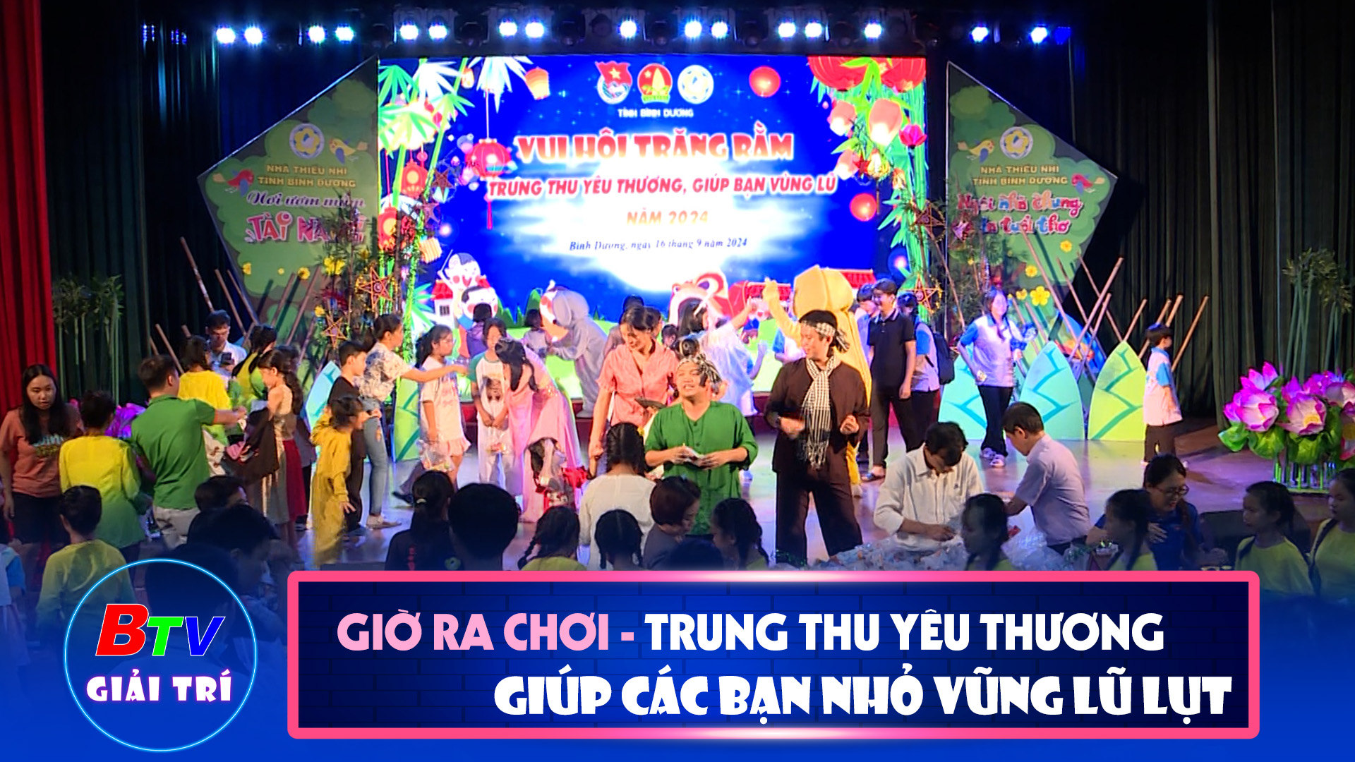 Trung thu yêu thương, giúp các bạn nhỏ vũng lũ lụt